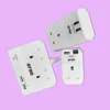 White Mirror Extension Plug with 2 USB Competitive Price UK Surge Guard