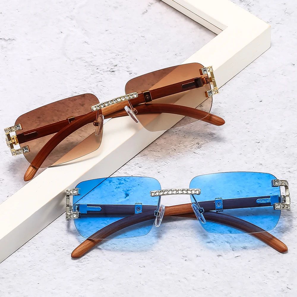 Twooo 7202 Luxury Quality Diamond Decoration Rimless Sunglasses Women
Twooo 7202 Luxury Quality Diamond Decoration Rimless Sunglasses Women