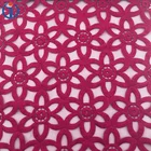 lovely wedding lace sun flower organza cotton embroidery For dresses and skirts