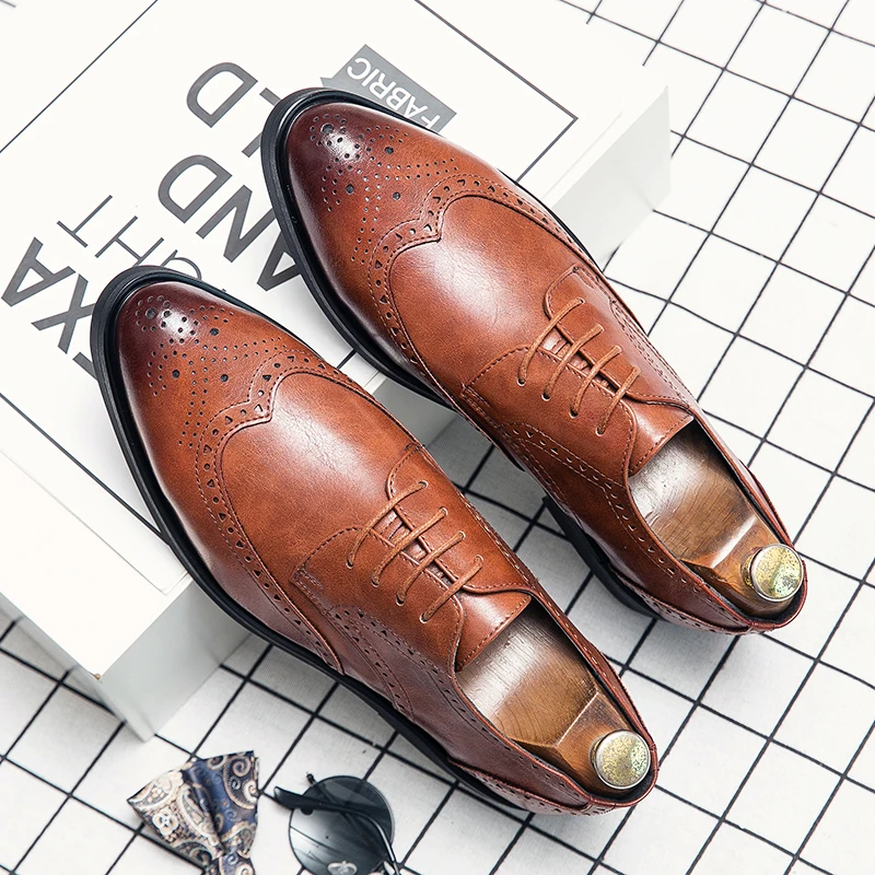 2021 High Quality Brand Handmade Mens Formal Black Leather Derby Shoes men's dress shoes, Black, brown
2021 High Quality Brand Handmade Mens Formal Black Leather Derby Shoes men's dress shoes, Black, brown