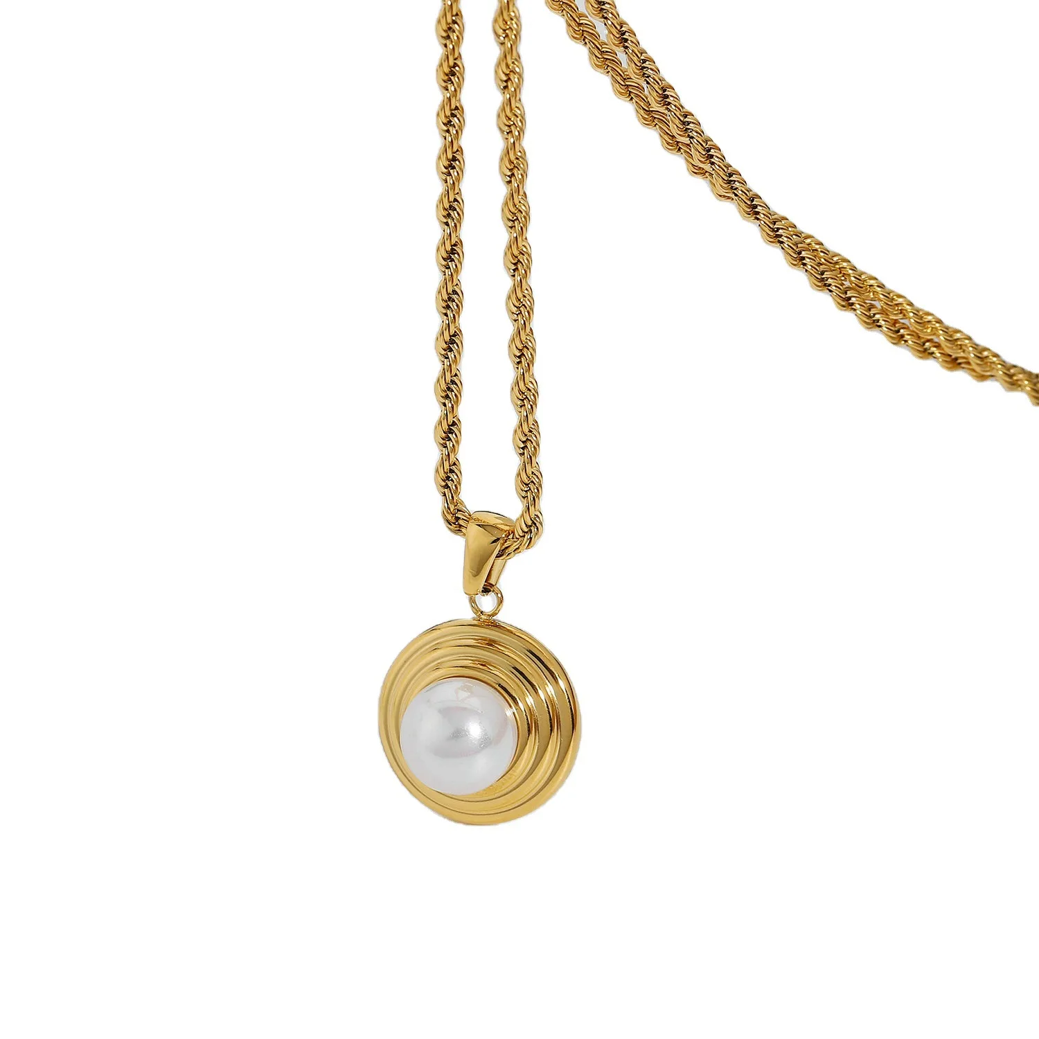 2021 Fashion 18k Gold Stainless Steel Women Pearl Wholesale Colorful White Natural Shell Pendant Necklace
2021 Fashion 18k Gold Stainless Steel Women Pearl Wholesale Colorful White Natural Shell Pendant Necklace