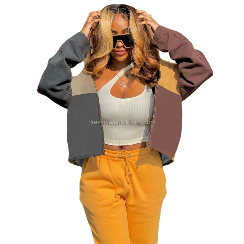 MT183-8395 2021 autumn fashion classic style casual color block jacket womens ladies jacket
MT183-8395 2021 autumn fashion classic style casual color block jacket womens ladies jacket