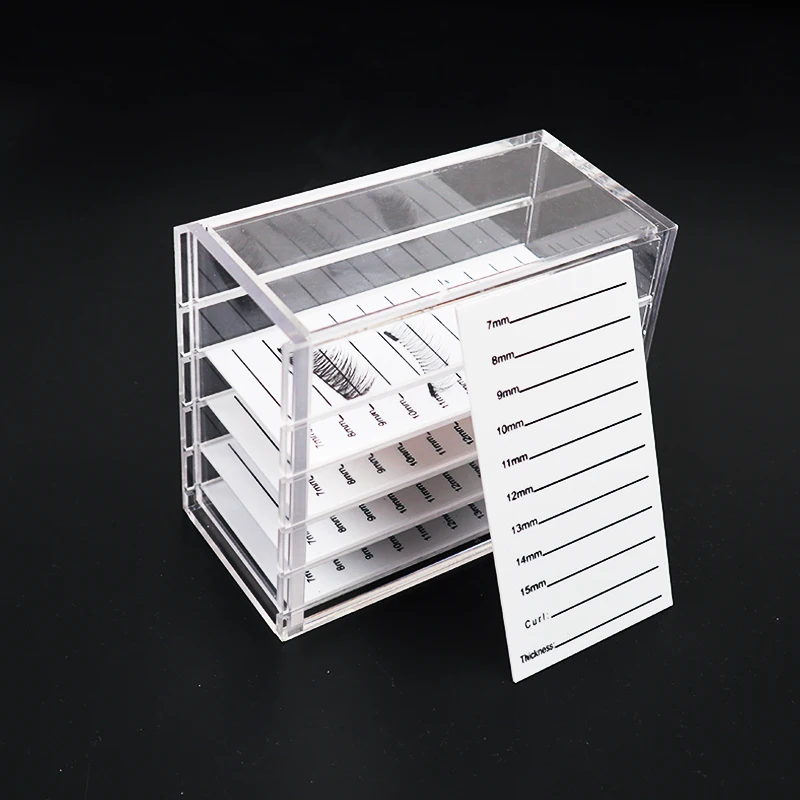 5 Layer Eyelash Extension Storage Box Acrylic Lash Holder Pallet For Individual Volume Lash Extension Display Stand Makeup Tools, White or oem as your request
5 Layer Eyelash Extension Storage Box Acrylic Lash Holder Pallet For Individual Volume Lash Extension Display Stand Makeup Tools, White or oem as your request