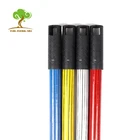 PVC Coated Wooden Broom Handle Mop Stick With Italian Thread