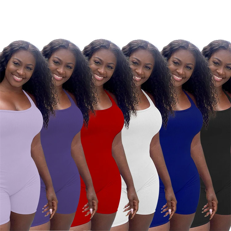 DUODUOCOLOR Fashion new style solid color sleeveless shorts casual summer jumpsuit 2021 women clothing D10227, White, red, black, royal blue, purplish blue, light purple
DUODUOCOLOR Fashion new style solid color sleeveless shorts casual summer jumpsuit 2021 women clothing D10227, White, red, black, royal blue, purplish blue, light purple