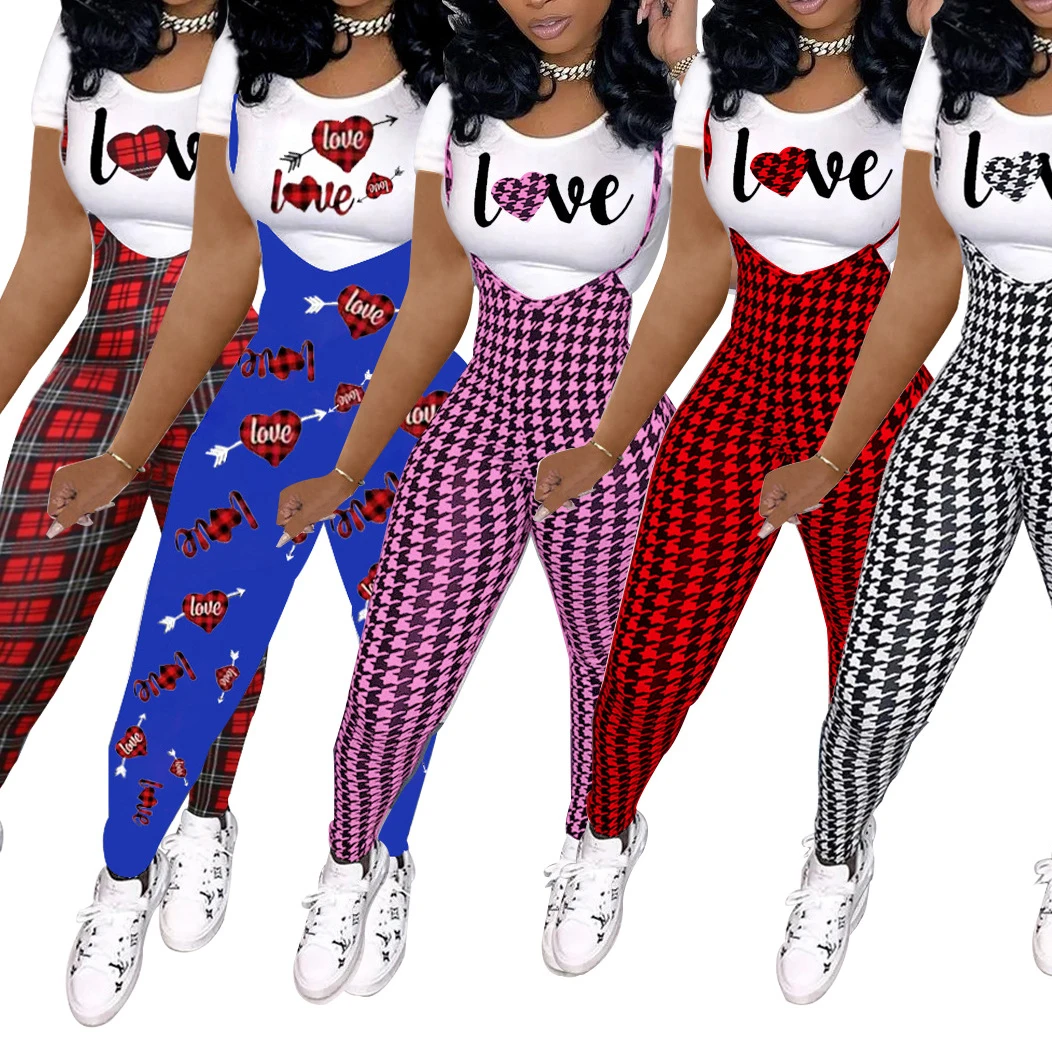 2021 clothing vendor women Letter printing Suspender pants summer two piece outfits for women, As picture
2021 clothing vendor women Letter printing Suspender pants summer two piece outfits for women, As picture