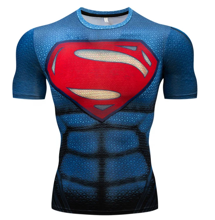 Wholesale high quality Quick Dry Super hero T Shirts For 3d Sublimation Printing mens t-shirts polyester t shirt
Wholesale high quality Quick Dry Super hero T Shirts For 3d Sublimation Printing mens t-shirts polyester t shirt