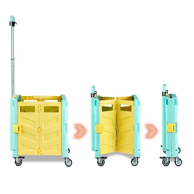 Foldable Shopping Cart with Lid Duty Trolley Portable Plastic Storage Box for Foods Toys Car Travel, Black,orange,green
Foldable Shopping Cart with Lid Duty Trolley Portable Plastic Storage Box for Foods Toys Car Travel, Black,orange,green