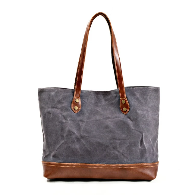 brand high quality waxed waterproof canvas tote bag durable thickness handbag shopping bag travel bag
brand high quality waxed waterproof canvas tote bag durable thickness handbag shopping bag travel bag