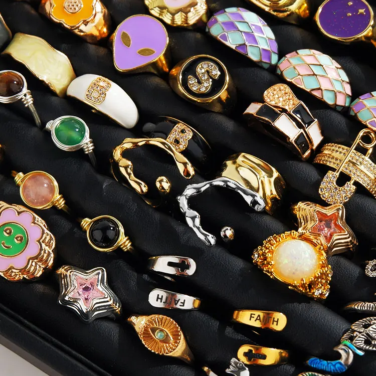 vintage 18K gold plated baroque geometric irregular ring open circle women jewelry
vintage 18K gold plated baroque geometric irregular ring open circle women jewelry