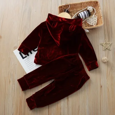 2019 New Style Kids Baby Girl Clothes Autumn Winter Sets Pleuche Long Sleeve Rabbit Ear Hooded Top +Long Pants 2PCS Girl Outfits
2019 New Style Kids Baby Girl Clothes Autumn Winter Sets Pleuche Long Sleeve Rabbit Ear Hooded Top +Long Pants 2PCS Girl Outfits