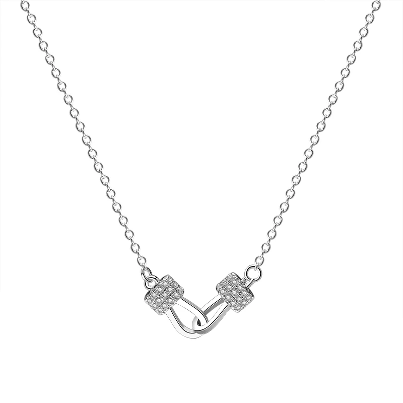 Moyu 2020 Pendant Necklace Jewelry 925 Sterling Silver Gold Plated Zircon Lock and Lock Necklace Women
Moyu 2020 Pendant Necklace Jewelry 925 Sterling Silver Gold Plated Zircon Lock and Lock Necklace Women