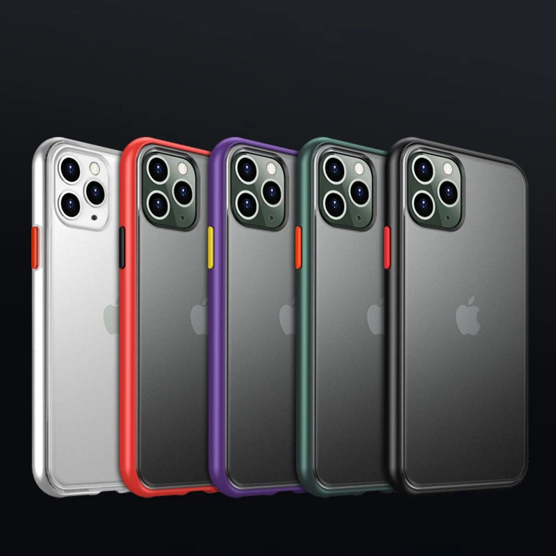 Hot sale Phone Protect Clear Matte Tpu Pc Cover Shockproof For Iphone 11 Pro Max Case phone cover, Many colors
Hot sale Phone Protect Clear Matte Tpu Pc Cover Shockproof For Iphone 11 Pro Max Case phone cover, Many colors