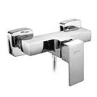 (OB8229-4A)Wholesale chrome finished Wall Mounted bathroom mixer brass shower faucet shower mixer tap