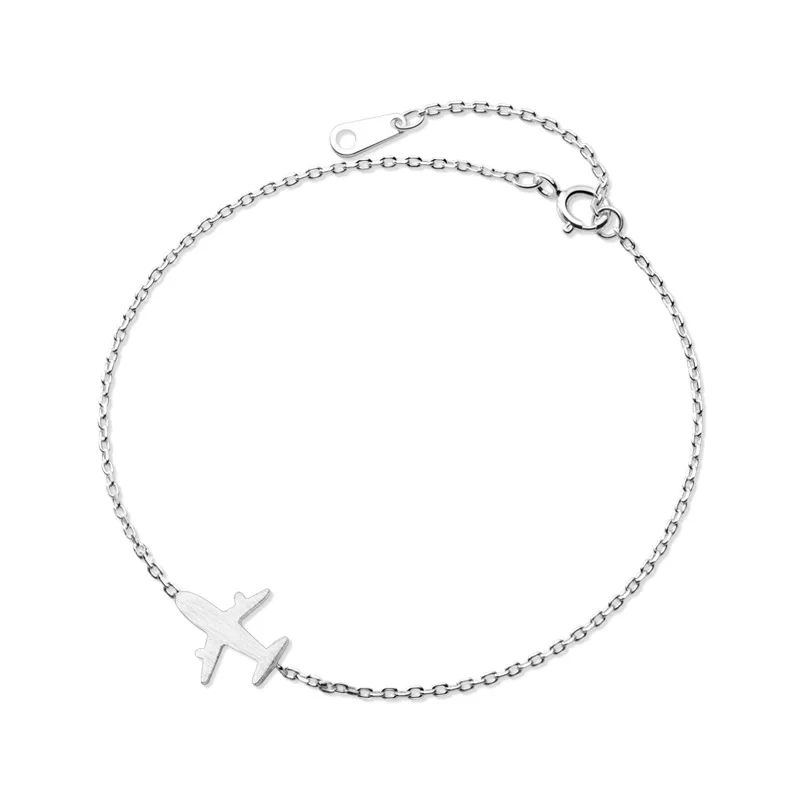 925 silver Simple wire drawing small plane bangle bracelets Hand catenary link Fashionable sweet bracelet jewelry
925 silver Simple wire drawing small plane bangle bracelets Hand catenary link Fashionable sweet bracelet jewelry