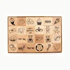 Children Custom Branding Wooden Rubber Stamps For DIY, Wholesale Branding Wooden Rubber Stamp For Kids