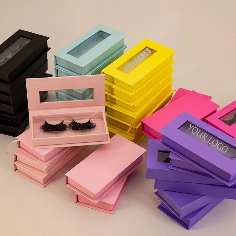 Wholesale 12 mm - 25 mm mink eyelash packaging faux rectangle Black box lashes magnetic window eyelash packaging box, Pink / black / yellow / blue
Wholesale 12 mm - 25 mm mink eyelash packaging faux rectangle Black box lashes magnetic window eyelash packaging box, Pink / black / yellow / blue