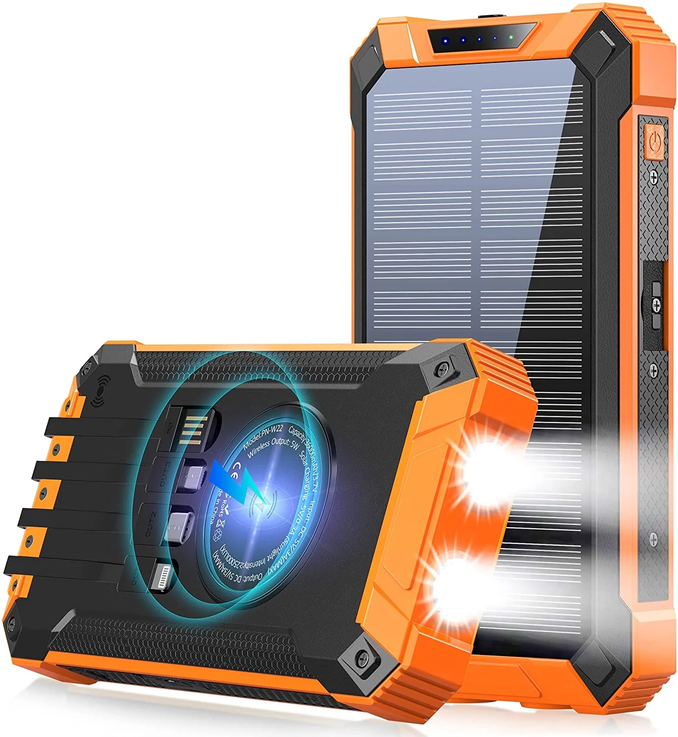 Solar Wireless Charging Battery Power Bank 20000 mA Solar Panel Solar External Charger Portable for iPhone Samsung Huawei
Solar Wireless Charging Battery Power Bank 20000 mA Solar Panel Solar External Charger Portable for iPhone Samsung Huawei