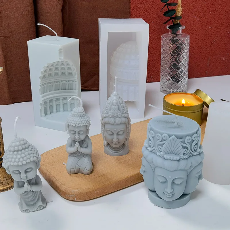 GC DIY new custom large silicone candle molds for candle making body buddha candle mold
GC DIY new custom large silicone candle molds for candle making body buddha candle mold