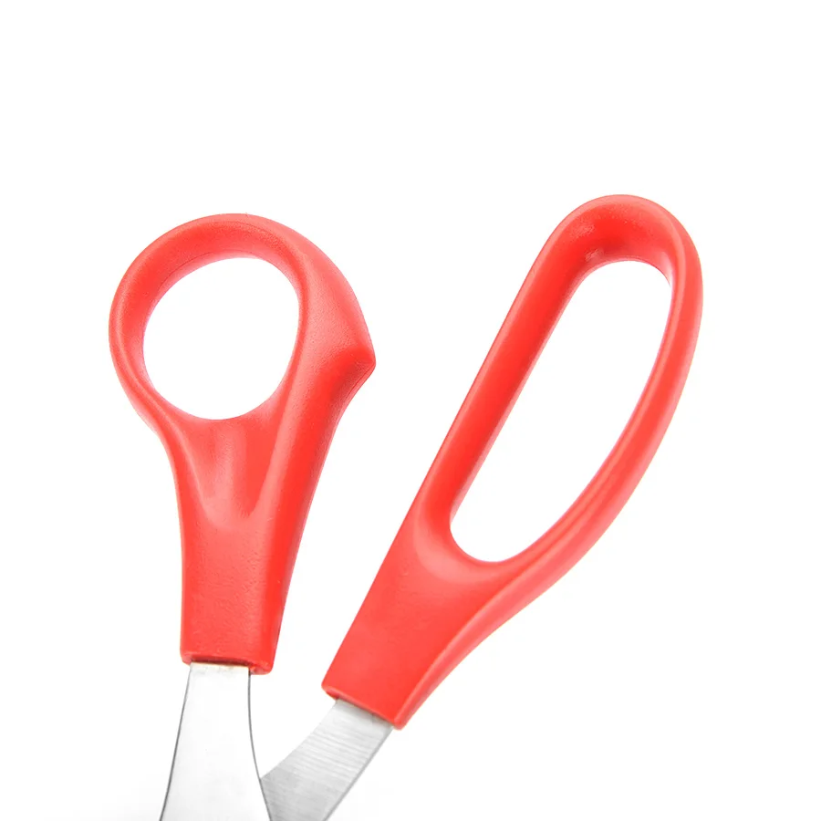 Best Price Household Shears Multi Function Red Plastic Handle Stainless Steel Kitchen Scissors