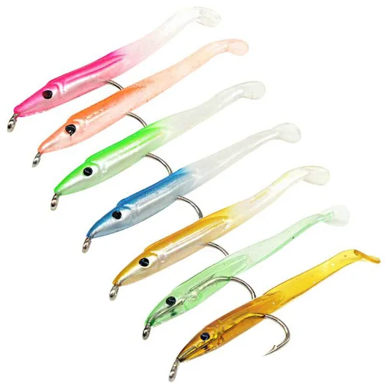 wholesale 15pcs/bag sea soft fishing lures baits with hook 5cm 0.6g T-tail soft baits soft worm baits, 7color as the picture
wholesale 15pcs/bag sea soft fishing lures baits with hook 5cm 0.6g T-tail soft baits soft worm baits, 7color as the picture