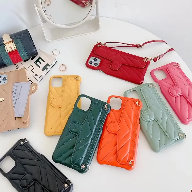Designer wallet leather phone case with strap for iphone luxury phone case for iphone women phone case
Designer wallet leather phone case with strap for iphone luxury phone case for iphone women phone case