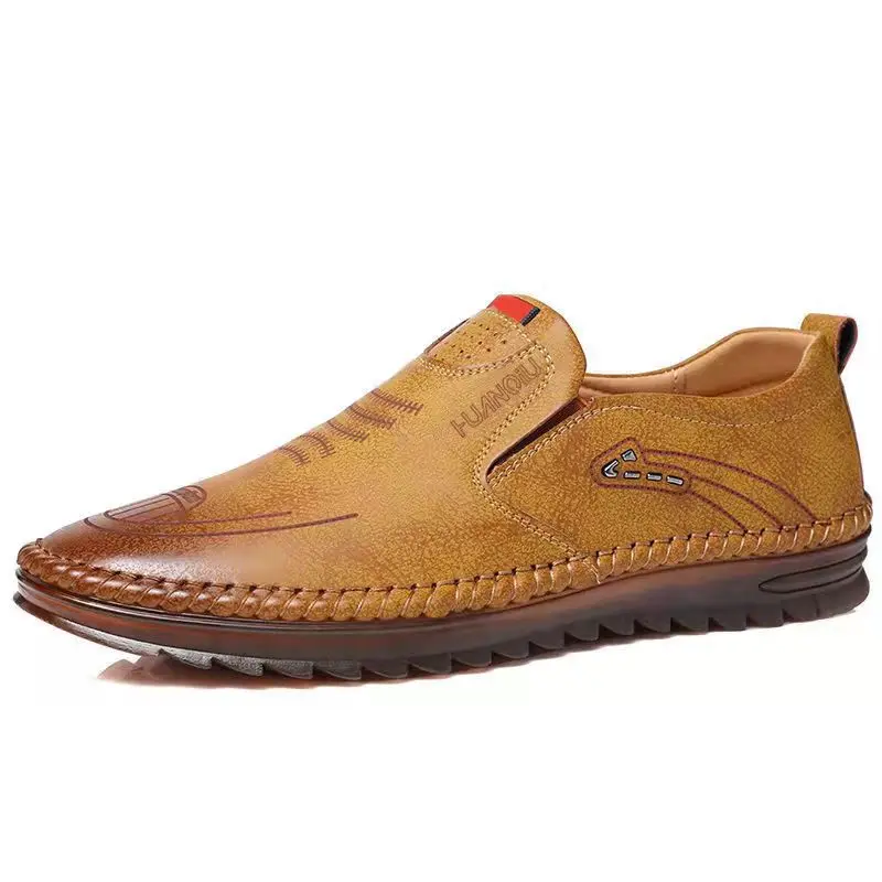 Non-slip genuine leather footwear spring and summer men's casual shoes breathable handmade leather shoes
Non-slip genuine leather footwear spring and summer men's casual shoes breathable handmade leather shoes
