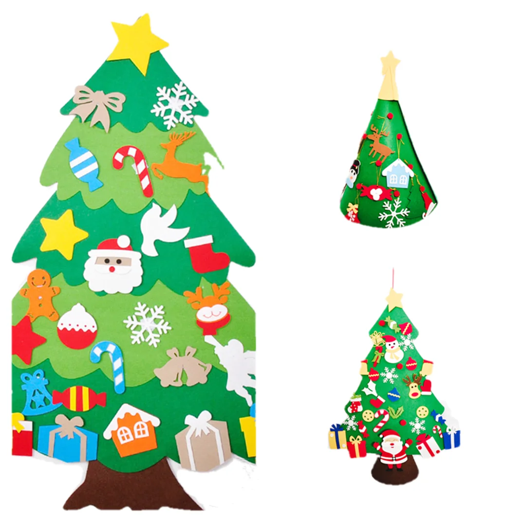 Creative 3D puzzle children toys felt Christmas tree felt Christmas decorations wall decoration
Creative 3D puzzle children toys felt Christmas tree felt Christmas decorations wall decoration