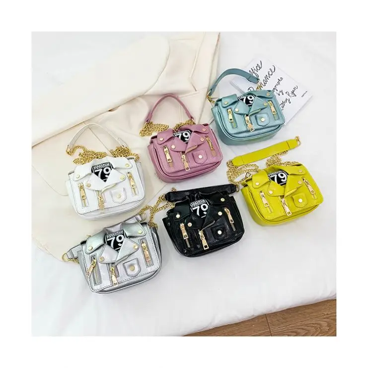 Personality Ladies Mini Jacket Shoulder Purses Luxury Chains Multi Zipper Designer Handbags for Women Cute Women Small Handbags
Personality Ladies Mini Jacket Shoulder Purses Luxury Chains Multi Zipper Designer Handbags for Women Cute Women Small Handbags