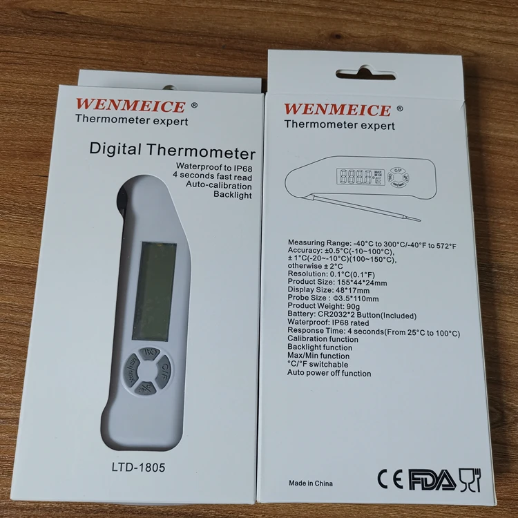Food meat thermometer Ultra Fast Instant Read Electronic BBQ Digital Meat Thermometer