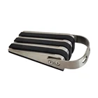 Triangle door stop stainless steel TPR rubber door stopper wedge