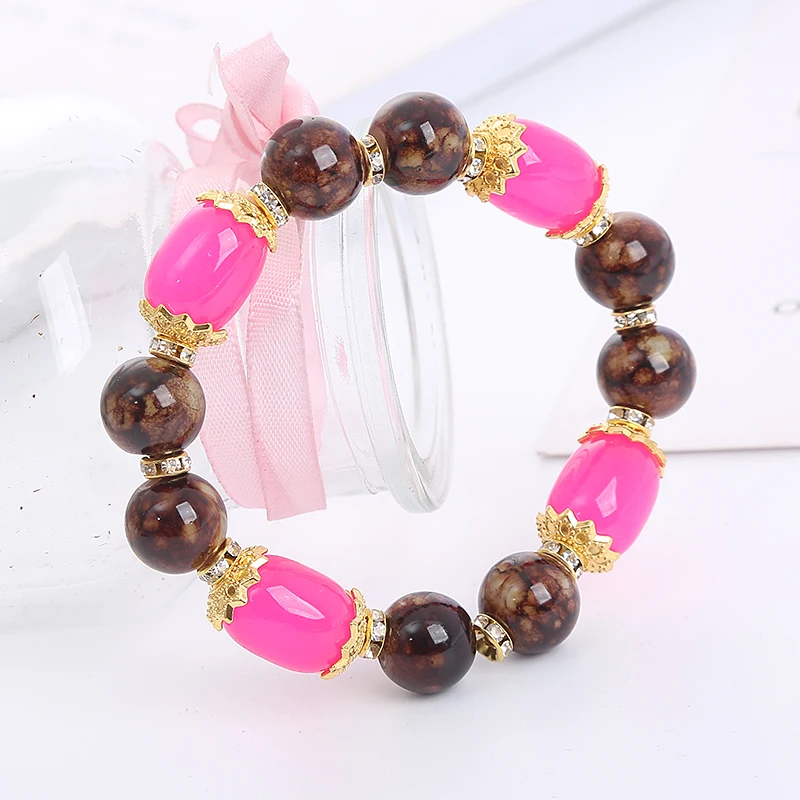 Wholesale colorful glass beads bracelets Fashion Round beads Charm Accessories For Women Jewelry, 6 colors
Wholesale colorful glass beads bracelets Fashion Round beads Charm Accessories For Women Jewelry, 6 colors