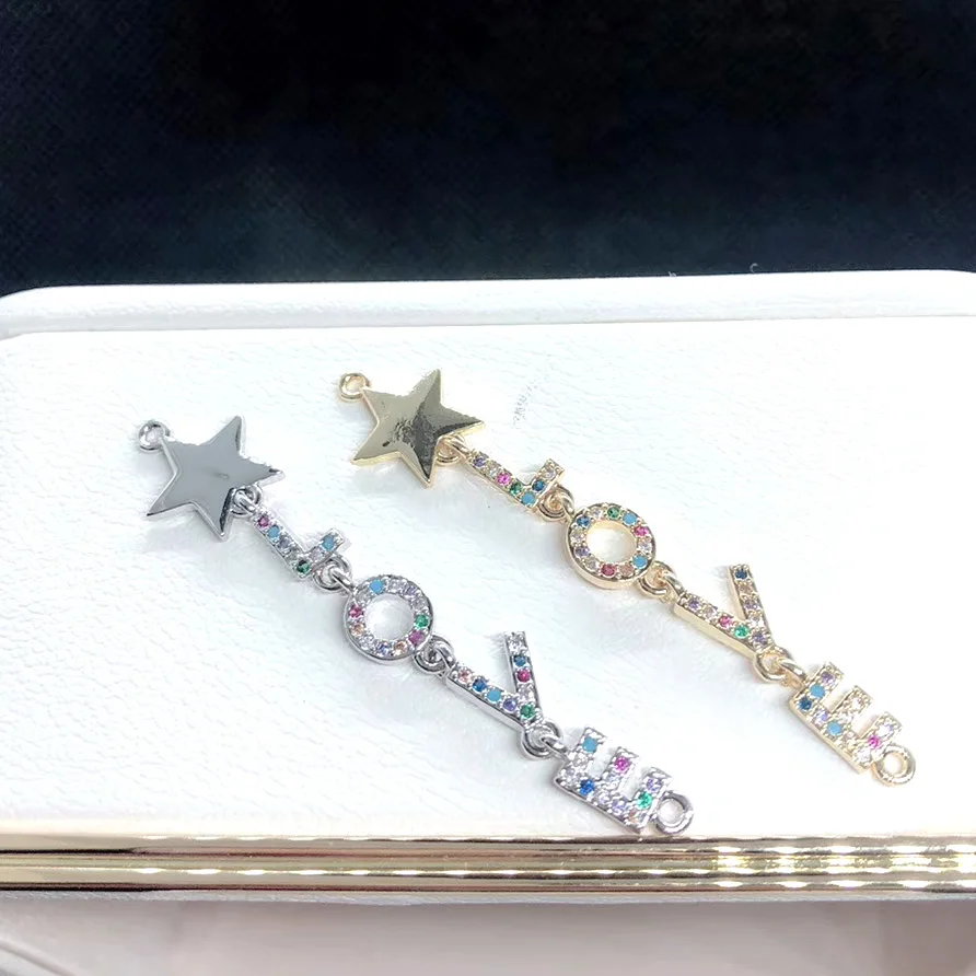 Fashion Heart Micro Pave Cubic Zirconia Decorative Accessories Love CZ Bracelet Connector
Fashion Heart Micro Pave Cubic Zirconia Decorative Accessories Love CZ Bracelet Connector
