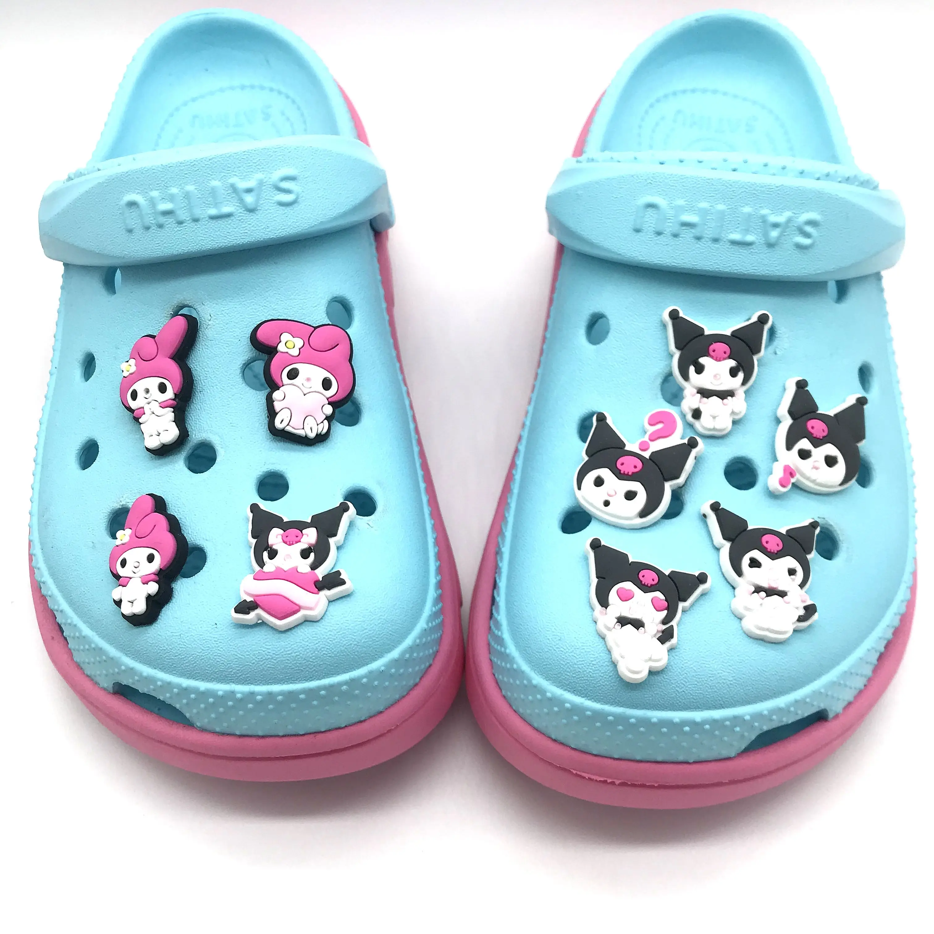 Wholesale My Melodyy Kuromii New Soft PVC Cartoon Clog Shoe Charm Decorations for Gift Kid, Picture
Wholesale My Melodyy Kuromii New Soft PVC Cartoon Clog Shoe Charm Decorations for Gift Kid, Picture