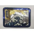 High quality factory wholesale sequins patch embroidery design