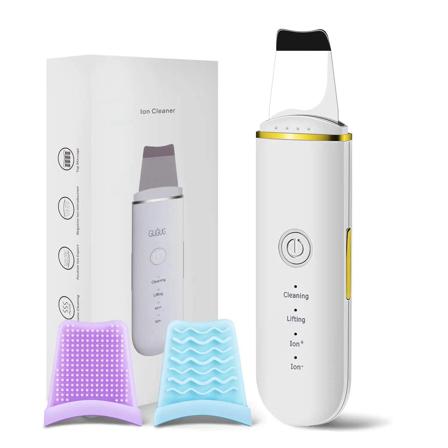 stainless steel professional body skin care tool machine facial ultrasonic skin scrubber
stainless steel professional body skin care tool machine facial ultrasonic skin scrubber