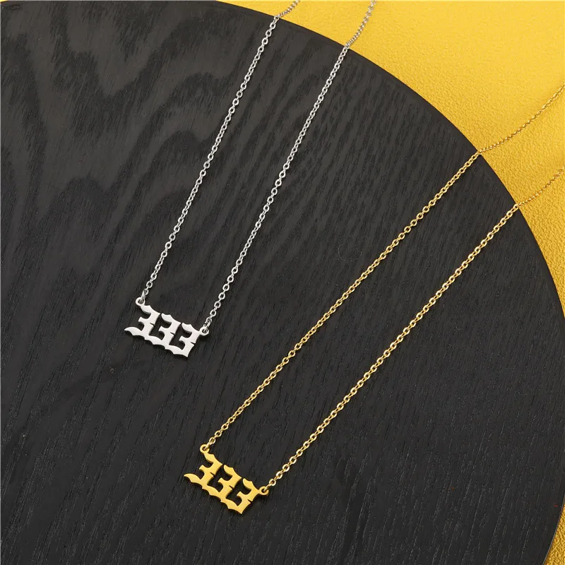 Gold Plated Trendy Necklaces 2021 Stainless Steel Pendant Necklace For Gift Arabic Angel Number Necklace
Gold Plated Trendy Necklaces 2021 Stainless Steel Pendant Necklace For Gift Arabic Angel Number Necklace