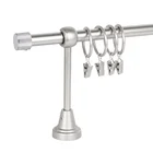 Stardeco Curtain Rod Fashion Design Aluminum Roman Pole Sets Metal Accessories