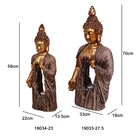 Resin Buddha Sculpture Nepal Laughing Lord Buddha Home Decor One Piece Statue
