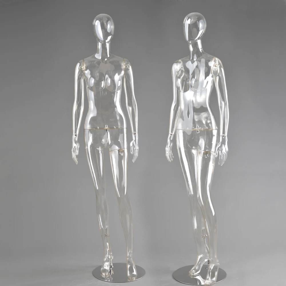 Wholesale Plastic PC clear transparent female full body mannequins for sale, Clear plastic
Wholesale Plastic PC clear transparent female full body mannequins for sale, Clear plastic