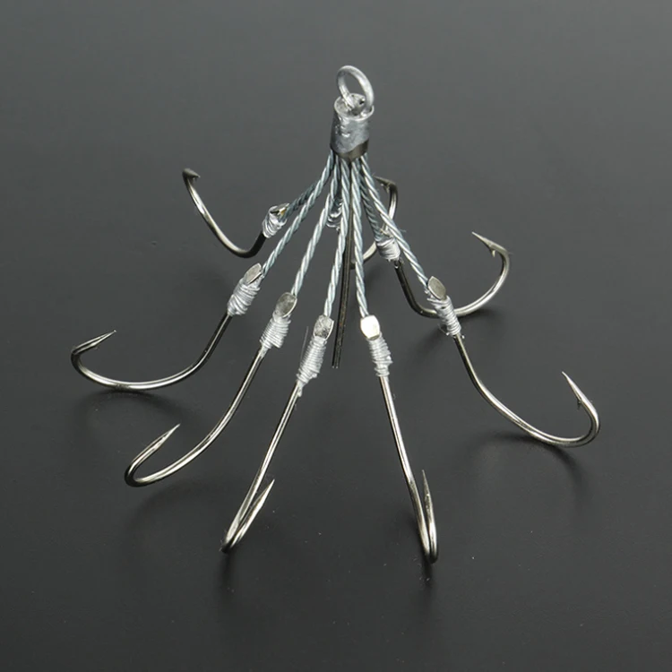 So-Easy pez pesca multi 5/0 octopus fish fly fishing hook spoon tying 2457, Black chrome / tin
So-Easy pez pesca multi 5/0 octopus fish fly fishing hook spoon tying 2457, Black chrome / tin