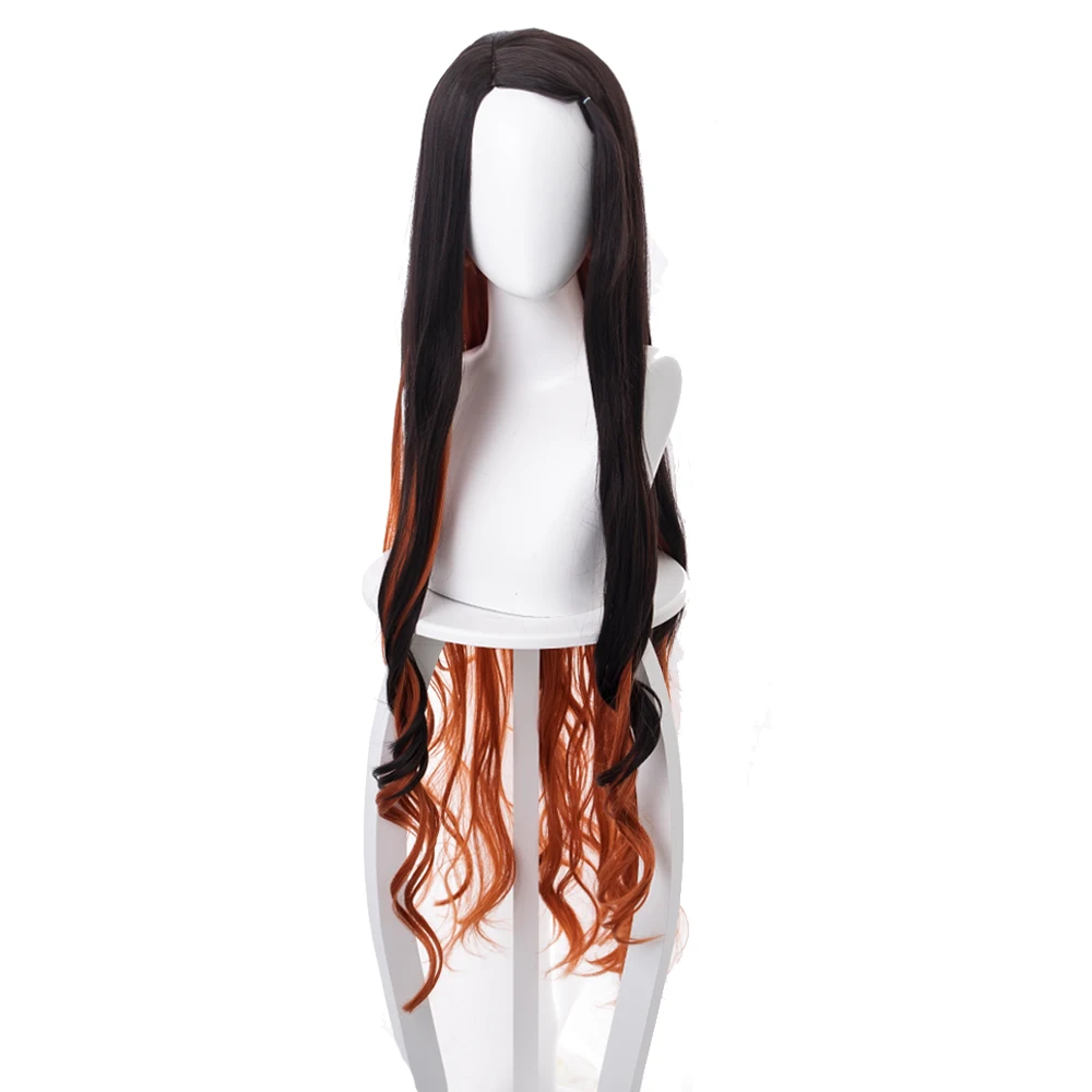 Kamado Nezuko wig Female orange highlinght long small wave chemical fiber wig for cosplay party
Kamado Nezuko wig Female orange highlinght long small wave chemical fiber wig for cosplay party