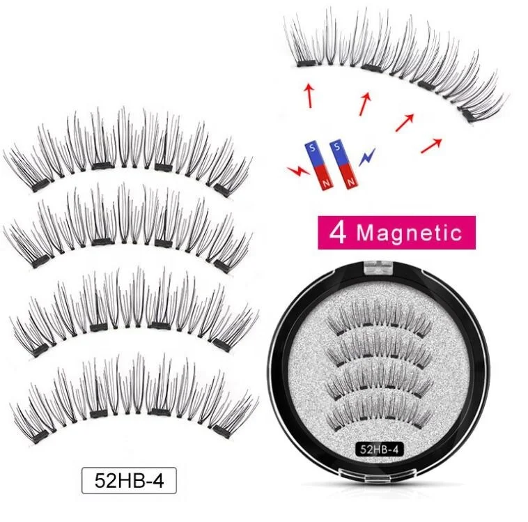 4 Magnetic Eyelashes Extension Natural False Eyelash on Magnets Reusable 3D Magnetic Fake Eye Lashes Makeup
4 Magnetic Eyelashes Extension Natural False Eyelash on Magnets Reusable 3D Magnetic Fake Eye Lashes Makeup