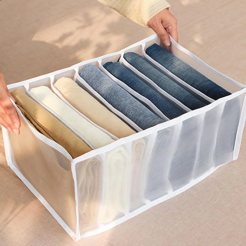 Clothing drawer jeans storage box sundries storage box folding separation box nylon grenadine
Clothing drawer jeans storage box sundries storage box folding separation box nylon grenadine