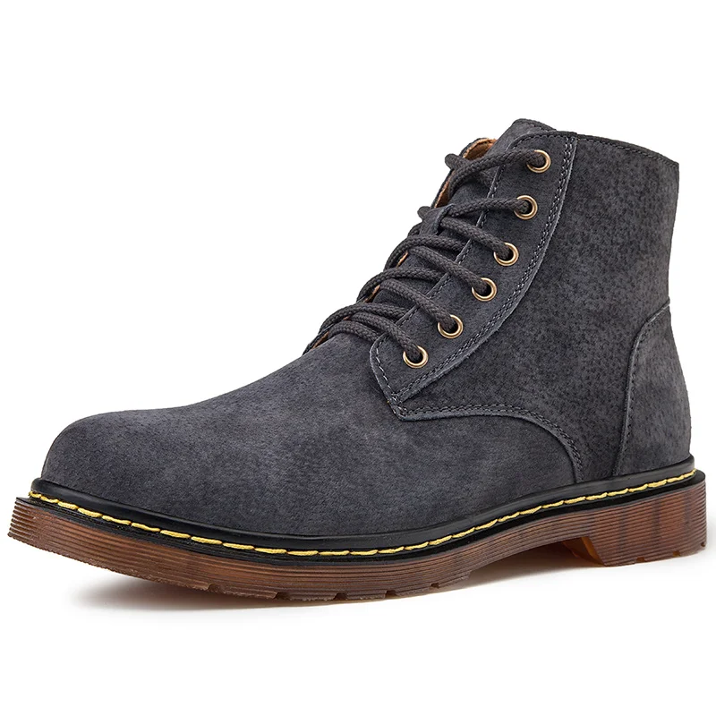 Autumn new men's outdoor personality British retro fashion trend casual shoes high top leather boots, Shown
Autumn new men's outdoor personality British retro fashion trend casual shoes high top leather boots, Shown