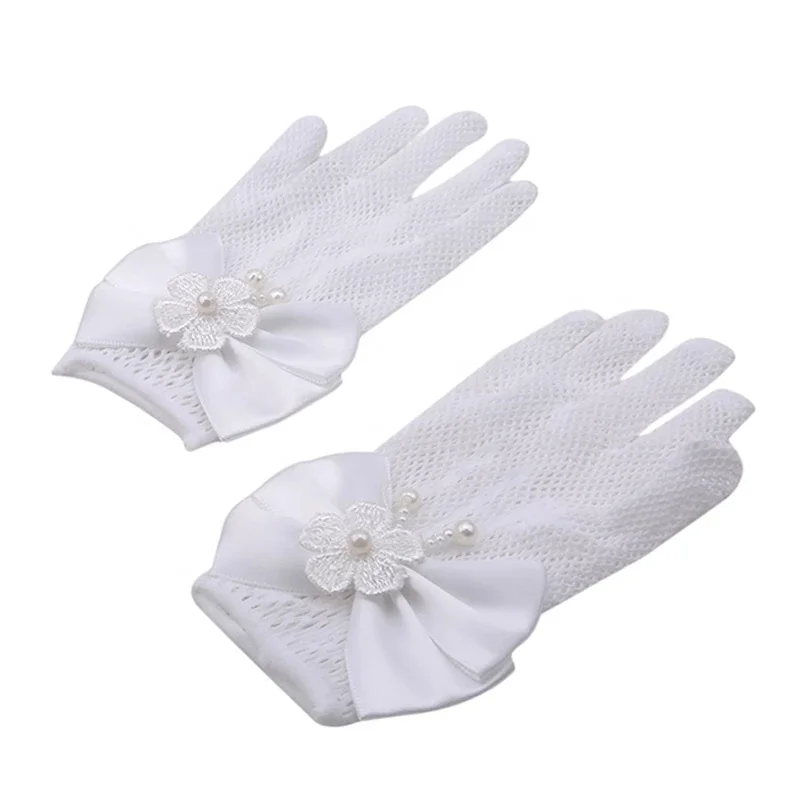 FY 1 Pair Girls Kids White Lace Faux Pearl Fishnet Gloves Communion Flower Girl Bride Party Ceremony Accessories, White gloves
FY 1 Pair Girls Kids White Lace Faux Pearl Fishnet Gloves Communion Flower Girl Bride Party Ceremony Accessories, White gloves