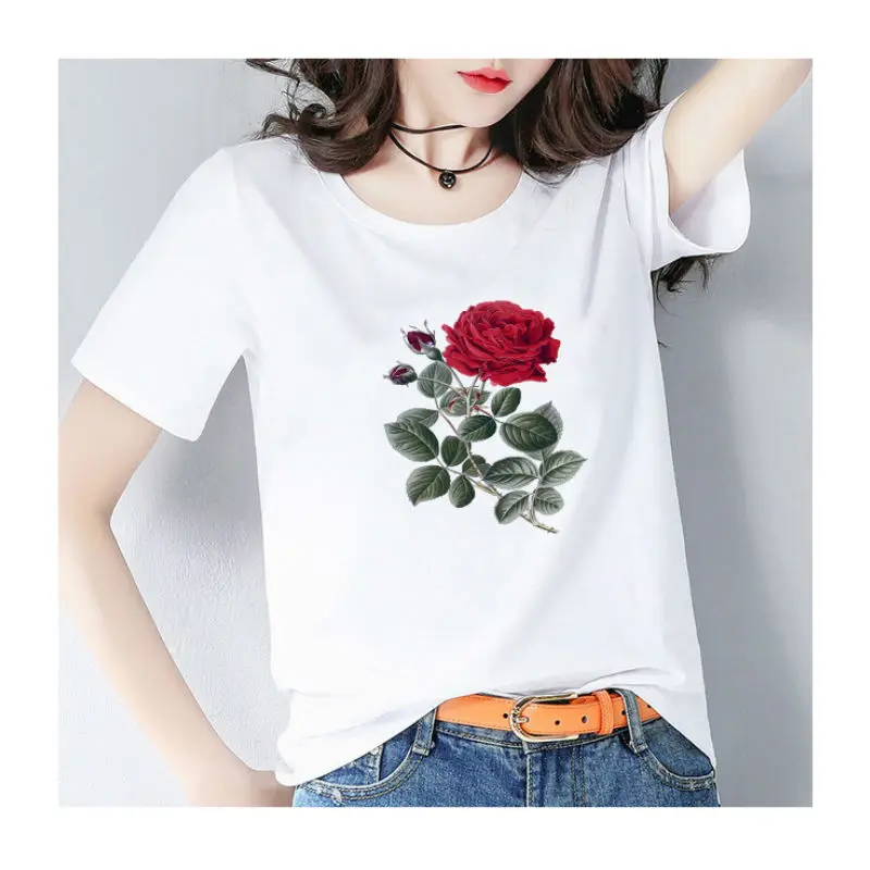 Customize Sublimation T-shirts Printing Summer Short Sleeve O-Neck TShirt Fashion Casual Female Tee Tops Graphic T shirt Women
Customize Sublimation T-shirts Printing Summer Short Sleeve O-Neck TShirt Fashion Casual Female Tee Tops Graphic T shirt Women