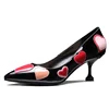 3D Heart-Shaped Women Kitten Heels Shoes Pointy toe Dress Stiletto Basic Party Lady Pumps Shoes