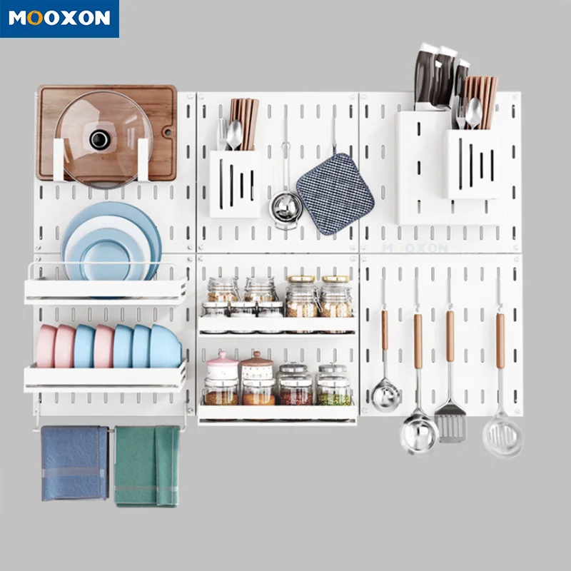 Durable Wall Mounted Stainless Steel Square Shelf Kitchen Storage Hanging Dish Rack, Black/white
Durable Wall Mounted Stainless Steel Square Shelf Kitchen Storage Hanging Dish Rack, Black/white