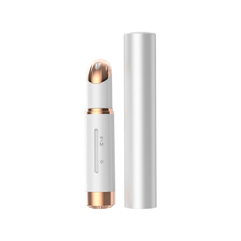 Intelligence hot compress instrument wrinkle remover electric beauty massage eye beauty pen, White pink
Intelligence hot compress instrument wrinkle remover electric beauty massage eye beauty pen, White pink
